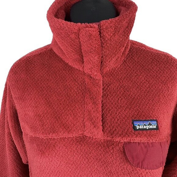 Patagonia Re-Tool Snap-T Fleece Pullover Polartec Thermal Red Women’s S GORPCORE - Picture 2 of 10